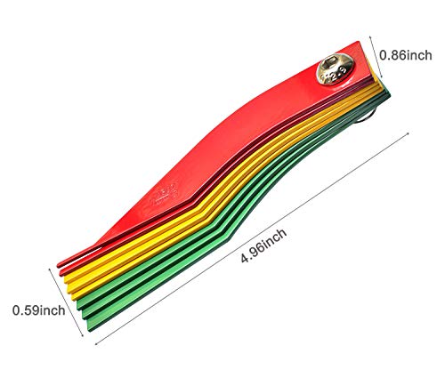 Iteq Brake Lining Thickness Gauge 8 Piece Sae & Metric Steel Constructions #TOP3