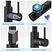 CREA Black Kitchen Faucet with Pull Down Sprayer, Bathroom Sink Faucet, Mini Bar Prep Faucet, Single Handle, 3 or 1 Hole, Utility Faucet, Outdoor Tap