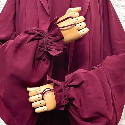 Image of NAZNEEN Saudi Jilbab Full Length and Noise Pc MATT NIDA Fabric with extra panel to cover face