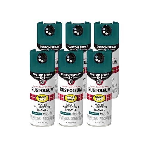 Image of Rust-Oleum Stops Rust 5-in-1 Spray Paint, Matte Northern Light Green