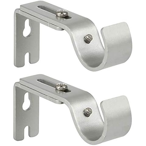 Anndason Adjustable Curtain Rod Brackets Cover