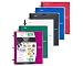 Five Star Flex NoteBinder, 1-Inch Capacity, Customizable Cover, 11.5 x 10.75 Inches, Notebook and Binder All-in-One, Assorted colores 6 Pack (72520)