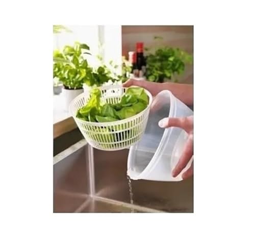Seca Salada Centrífuga Plástico 5 Litros Manivela (Vermelho)