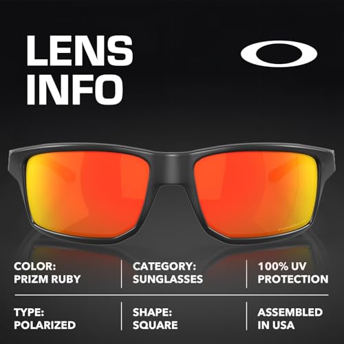 Image of Oakley GIBSTON OO9449 Rectangle Shape Sunglasses With Official Eyewear Kit | Men's Sunglasses