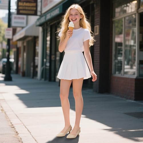 Image of PANDANINJIA Girls Dress Shoes Kitten Heels Sandals Closed Pointed Toe Slingback Flower Girl Little Big Kid Wedding Party School Pumps Shoes