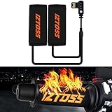 Heart Horse Heated Grips Motorcycle, Heated Grips with USB Switch Control 3 Gear Electric Handlebar Grips for 20-30mm Handle Diameter Motorcycle/Bike/ATV