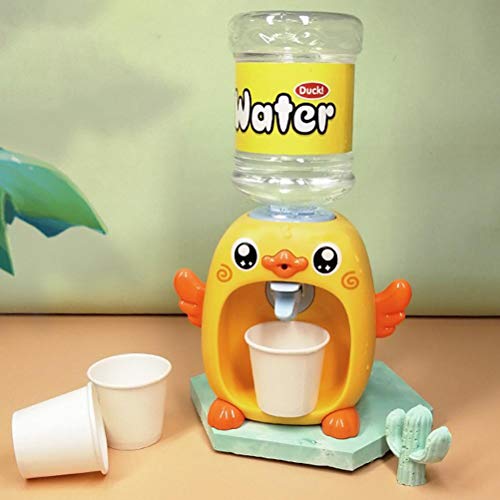 Mini dispensador elétrico de água para brinquedos infantis, bebedouro portátil com luz musical – for