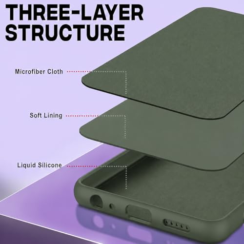 Image of FIRST MART Matte Silicone Back Cover for Motorola G37 Power - Green