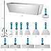 KEZERS Drywall Hand Tool Kit, 14 Pieces Stainless Steel 1.5