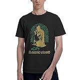Electric Wizard Mens T Shirt Breathable Casual Crewneck Tee Gym Workout Athletic Novelty Short Sleeve Shirt Black