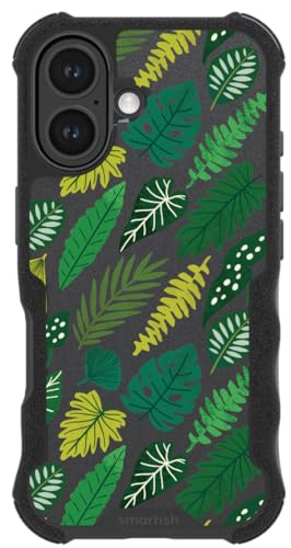 Image of Smartish - Leaf Me Alone - iPhone 16 MagSafe Armor Case - Gripzilla [Rugged & Tough] Heavy Duty Armor Case - Fits iPhone 16