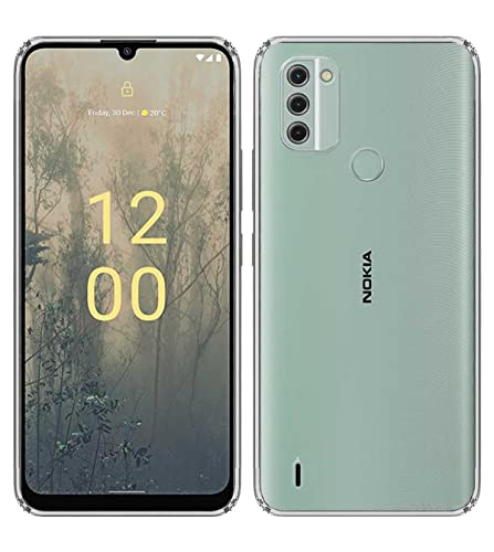 Image of Transparent Soft Silicone TPU Flexible Back Cover Compatible with Nokia C31