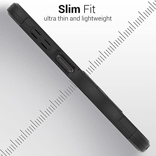 Coveron Heavy Duty Designed For Samsung Galaxy A24 Case, Rugged Military Grade A Hard Plastic Hybrid Tpu Skin Grip Protective Rigid Tough Cover Fit Samsung Galaxy A24 Phone Case - Black #TOP7