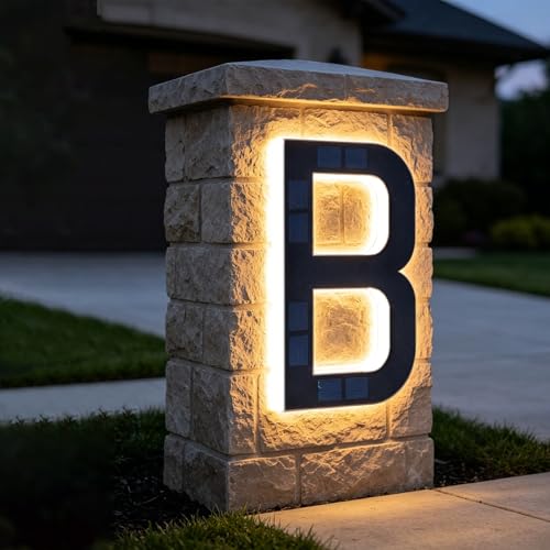 Número de casa con iluminación solar para evitar pérdidas de repartidores en portales oscuros 5
