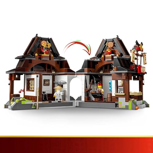 Image of LEGO NINJAGO Four Weapons Blacksmith 15th Anniversary - Toy Building Set - 6 Minifigures - 71858