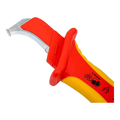 Couteau à dégainer STIER 180 mm testé VDE pour électricien - 4