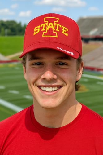 Gorra oficial Iowa State ajustable clásica roja miniatura 3