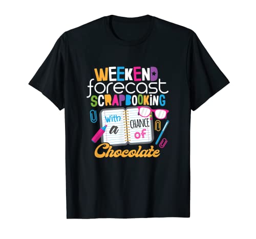 Scrapbooking Camisas Crafting Chocolate Lover Funny Scrapbook Camiseta