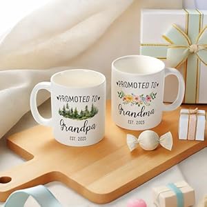 Breezyvalleypromotedtograndparentsgiftsgrandmaandgrandpa2025coffeemugsfirsttime1stgrandparentsgiftsfornewgrandpagrandmapregnancybabyannouncementforgrandparentmugset Urban Country Home Decor Breezy valley promoted to grandparents gifts grandma and grandpa 2025 coffee mugs first time 1st grandparents gifts for new grandpa grandma pregnancy baby announcement for grandparent mug set urban country home decor