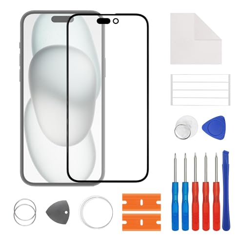 Écran iPhone 15 Plus cassé résolu avec ce kit tactile LCD de rechange