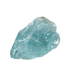 Aquamarine Raw Crystals, Large 1.25-2.0″ Healing Crystals Natural Rough Stones Crystal for Tumbling, Cabbing, Fountain Rocks, Decoration, Polishing, Wire Wrapping, Wicca & Reiki