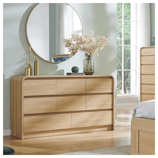 Aitjunz Modern 8-Drawer Dresser