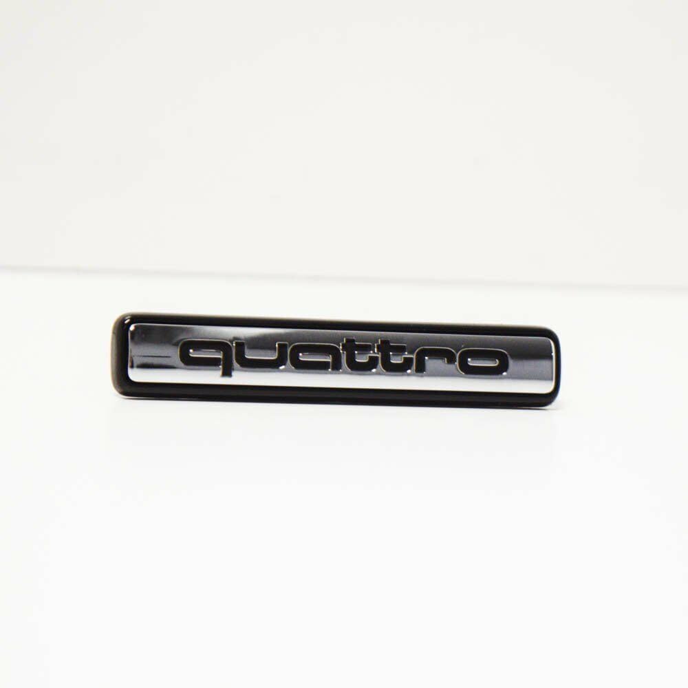 Compatibile per Audi Q3 8U Anteriore Nero Lucido Quattro Inscription 8U0853736T94 Originale