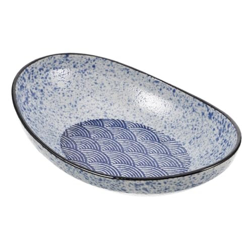 TOPPERFUN Cuenco de lingotes tazones de dulces tazón de fideos ensaladera tazones para servir pasta frutero decorativo plato de decoración de entrada Tazón de sopa tazón de frutas cerámica