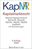 Kapitalmarktrecht: Rechtsstand: 1. Januar 2022