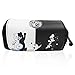 Trousse Danganronpa- Danganronpa Trousse à Crayons Grande Capacité, Étudiant Papeterie Toile Zipper Étui À Crayons，Sacs à cosmétiques Porte-Crayons Fournitures Scolaires
