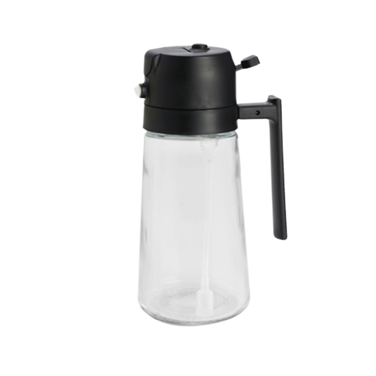 Butelka Oliwę 2 W 1 Dozownik Oliwy Z Oliwek I Spryskiwacz Do Oleju Do Gotowania Sałatek I Grillowania Dozownik Oleju Kuchennego(Black)