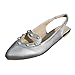 Bande Unique Pointed Toe Shoes Casual Flat Love élastique Femmes Sandales Pearl Chaussures décontractées pour Femmes Bottes pour Femmes Talon Grande Largeur