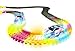 Mindscope Twister Tracks Neon Glow in The Dark 221 Piece (11 feet) of Flexible Assembly Track Emergency Series