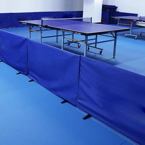 Il deflettore Mobile per Palline da Ping Pong, la Recinzione per Il Campo da Ping Pong, la Staffa Rotante Rimovibile è Pieghevole, la Rete Pieghevole per Ping Pong per Aree bloccate (Blu - 1