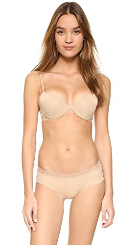 Calvin Klein Women's Icon Lightly Lined Full Coverage T-Shirt Bra, Bare, 36B