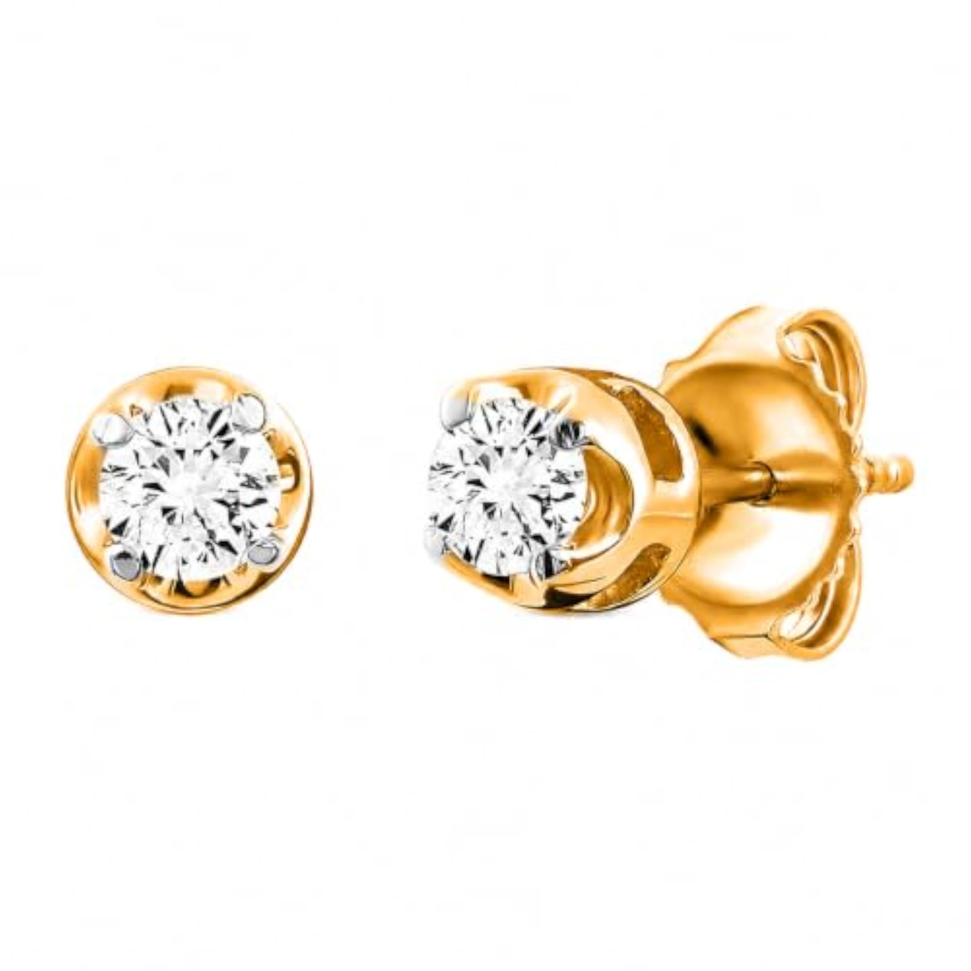 Women's Lab Grown Diamond Second Piercing Stud Earrings