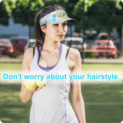 Image of Custom Visor Hat for Men Women Personalized Design Your Own Text Logo Adjustable Sport Baseball Cap