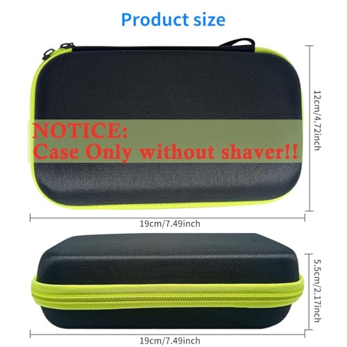Image of HANNEA Storage Bag Oneblade Case for Philips Electric Shaver Suit for Philips Norelco OneBlade QP2525 QP2520 QP2530 QP2570 QP2620 QP2630, Philips Norelco OneBlade Organizer Bag