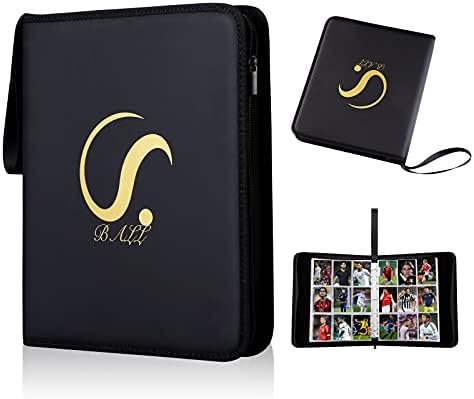 9-Pocket Trading Card Binder Card Collector Album Holder with 288 Pockets(32 Sheets), Carrying Case Binder Trading Card Album for Cards, Yugioh, MTG and Other TCG