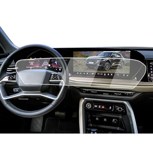 Screen Protector For 2025-2026 All New Audi A5/Q5/S5/Q6 e-tron/SQ6 e-tron/2026 A6/e-tron - Tempered Glass Film 11.9-Inch + 14.5 Inch Integrated Screen For 2026 A5/Q5/S5/Q6 e-tron/A6 Accessories