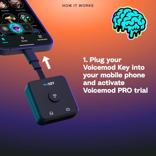 Key - VMKey Real-Time AI Voice Changer and Soundboard for Gaming Consoles (Compatible with PS5, PS4, Xbox, SWITCH2) - Image 5