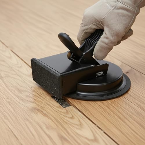 Herramienta para suelos con ventosa de 12,2 cm que une lamas separadas sin dañar 4