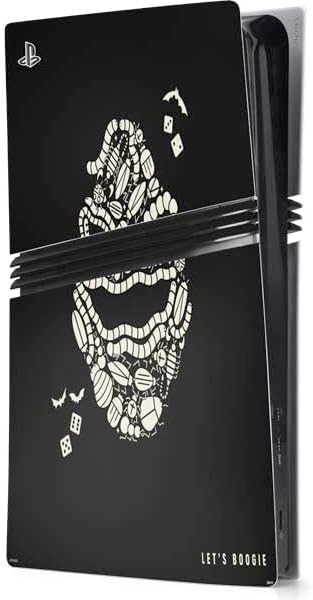 Skinit Decal Gaming Skin Compatible with PS5 Pro Console - Officially Licensed Disney The Nightmare Before Christmas Jack and Sally Art Design