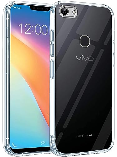 Image of Jkobi Back Cover for Vivo Y81 | Vivo Y83 (Silicone Clear Case with Camera Protection | Soft and Flexible | Transparent)