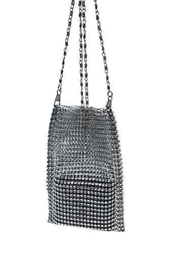 AgnesGP Bling Rhinestone bag Crystals Evening Clutch Purses for Women Bag Diamond Purse Crossbody Bag Silver Purses and Handbags Prom Party Club. Crossbody Women Handbags (Nancy)