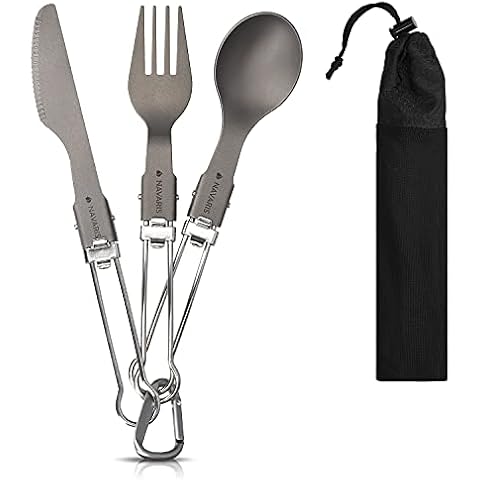Navaris Titan Camping Besteck 3tlg Cover