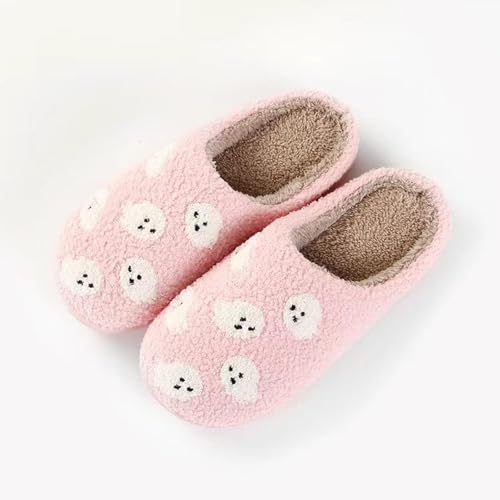 Pumpkin Slippers for Women Men Halloween Slippers Spooky Slides Soft Warm Plush House Shoes2