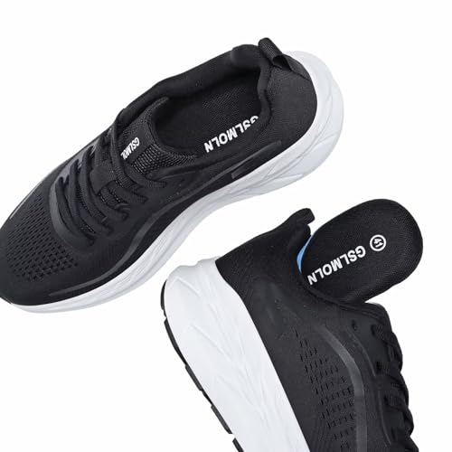 Image of GSLMOLN Women's Non-Slip Lightweight Walking Shoes Breathable Mesh Tennis Gym Sneakers