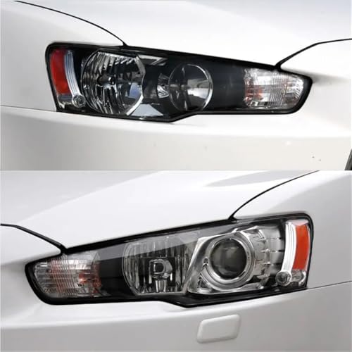 Couvercles lentilles de phare pour Lancer Ex 2008-2016 coque transparente - 5