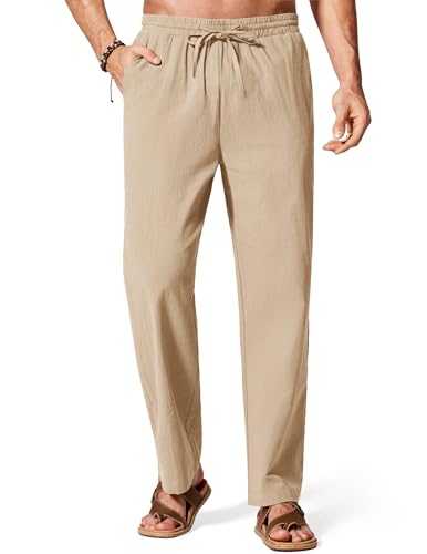Pantalon de plage pour homme qui élimine l'inconfort de la chaleur grâce au coton léger XX-Large